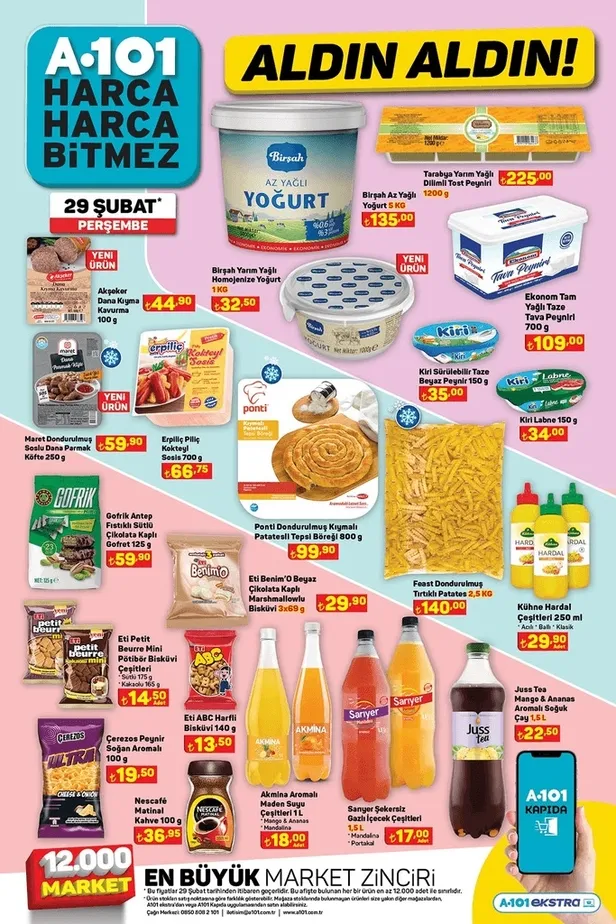 A101’de indirimler bugün başladı! A101 29 Şubat Aktüel İndirim Kataloğu’nda Hangi Ürünler Var?