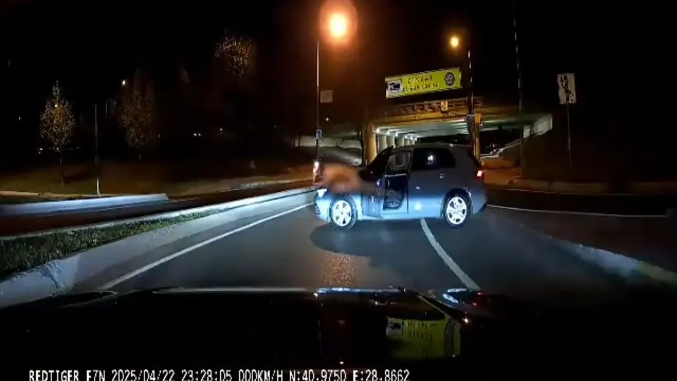 Bakırköy’de kadın sürücünün önüne kıran maganda yakalandı