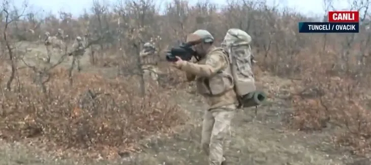 Tunceli’de 6 terörist kıstırıldı! A Haber sıcak bölgeden ekrana taşıdı