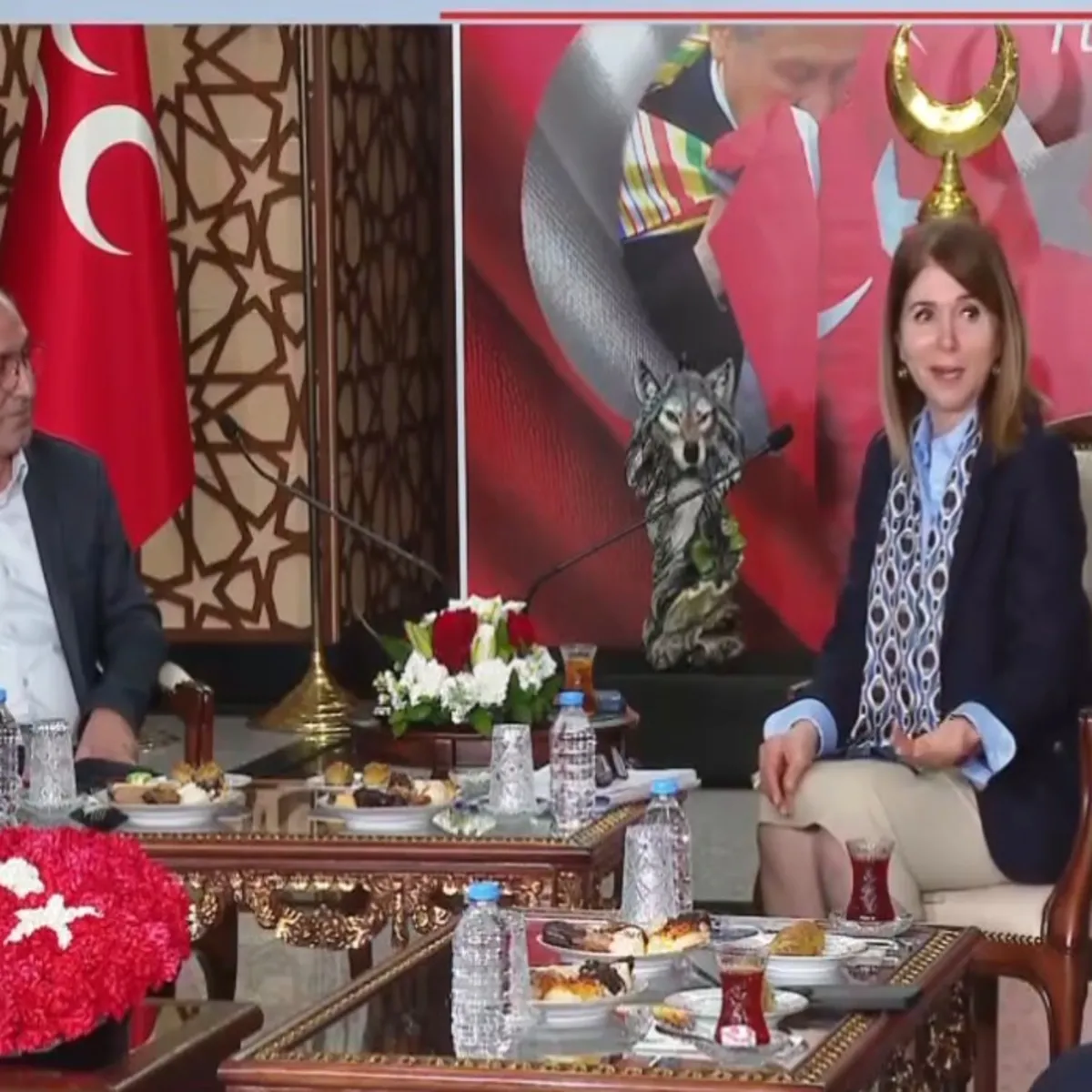 Bayramlaşma trafiğinde dikkat çeken buluşma: DEM parti'den MHP'ye ziyaret