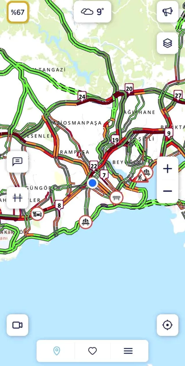 Son dakika: İstanbul’da yağmur etkili olmaya başladı! Trafik yoğunluğu yüzde 71'e ulaştı - 2