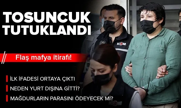 Son dakika | 'Tosuncuk' Mehmet Aydın tutuklandı! İlk ifadesi ortaya çıktı: Hatalarım oldu