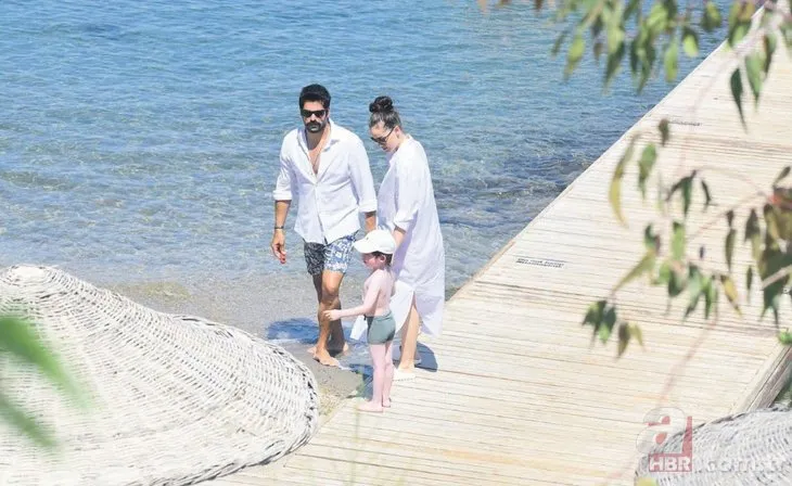 Burak Özçivit ve Fahriye Evcen deniz sezonunu açtı! Evcen yerinden kalkmadı