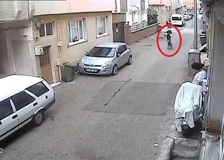 Başıboş köpek dehşet saçtı! Kursa giden küçük kızı böyle ısırdı! O anlar kamerada