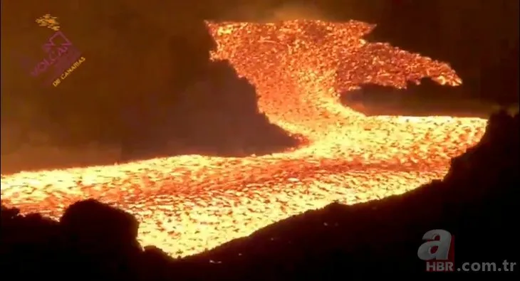 La Palma’da yanardağ lavları nehre döndü! 1 ayda 1835 bina kül oldu