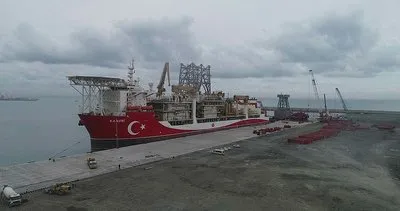 Sondaj gemisi 'Kanuni' Zonguldak'ta! Sakarya Gaz Sahası'nda göreve başlayacak