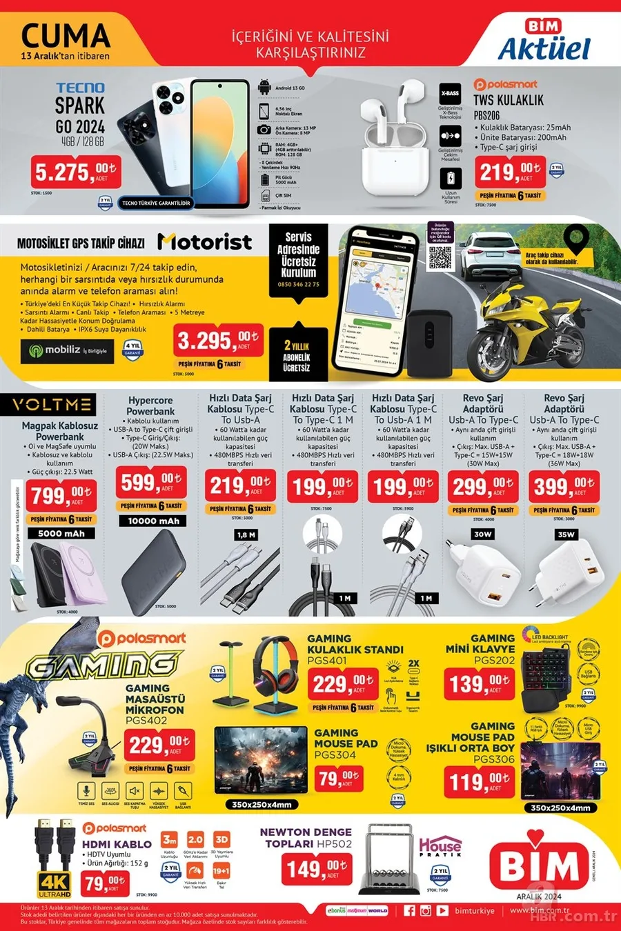 BİM aktüel 10-13 Aralık 2024 | 5 litre ayçiçek yağı 279 TL, ısıtıcı çeşitleri 339 TL'den başlayan fiyatlarla satışta... 7