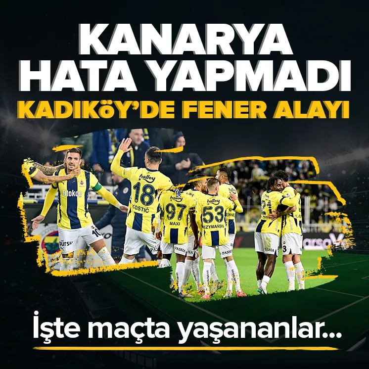 Fenerbahçe evinde Sivassporu farklı mağlup etti
