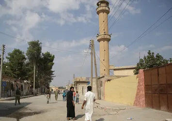 Tel Abyad'da terörsüz ilk Cuma namazı