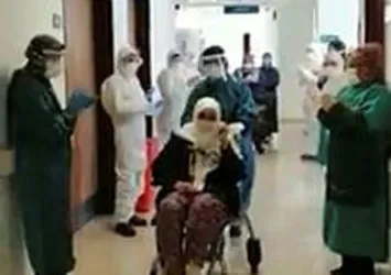 Fatma Karakaş 93 yaşında Kovid-19'u yendi