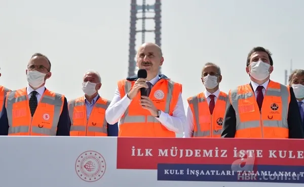 1915 Çanakkale Köprüsü'nün 318 metrelik çelik kuleleri tamamlandı 12