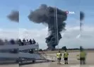 Londra’dan kalkan küçük uçak yere çakıldı!
