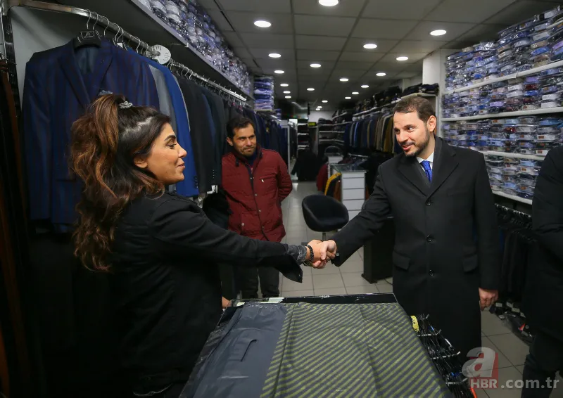 Bakan Albayrak'tan İzmir'de esnaf ziyareti! 2