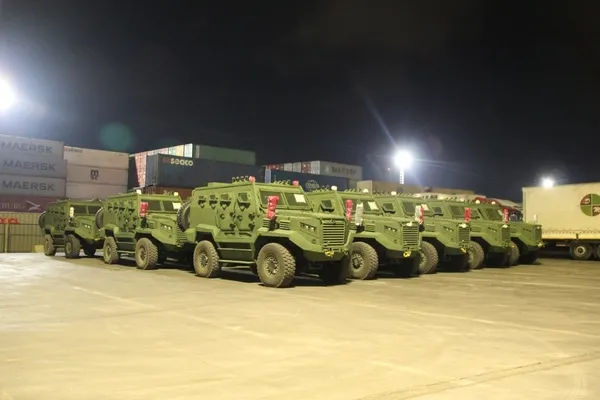 Türk zırhlı muharebe aracı Hızır yola çıktı! Türkiye’den Afrika’ya çıkarma