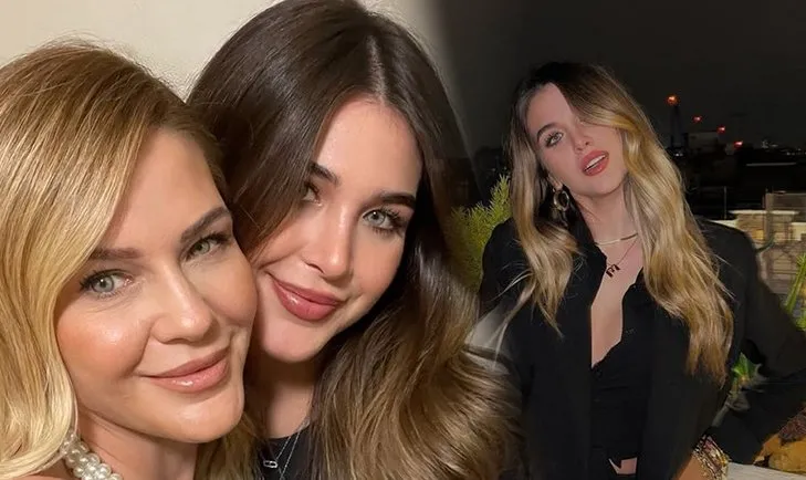 Emine Ün’ün kendisine benzeyen kızı Duru Kınay sevgilisiyle pozlar verdi