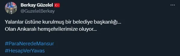 CHP’li Mansur Yavaş ABB’nin kasasını boşalttı! Para nerede hesap ver!