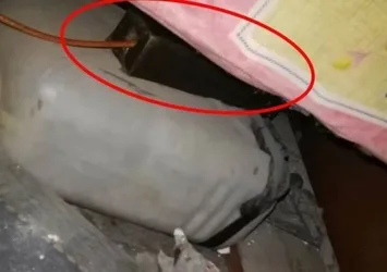 Teröristler Afrin'de yatakları bile tuzaklamış