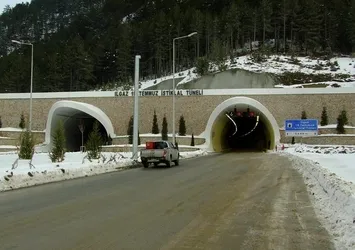 Ilgaz Tüneli açılışa hazır