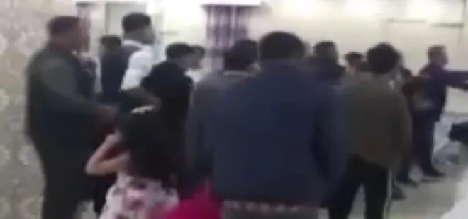 Bursa’da düğünde meydan kavgası! Ortalık birbirine girdi masa ve sandalyeler havada uçuştu