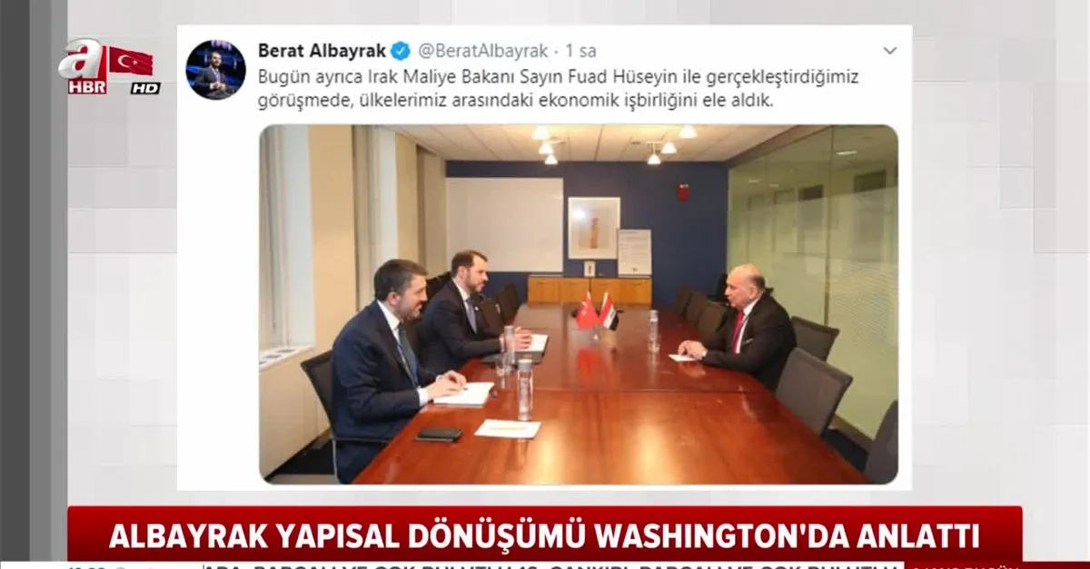 Bakan Albayrak yapısal dönüşümü Washington'da anlattı