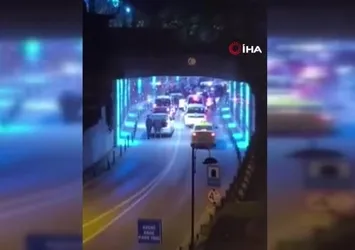 Bursa'da trafik magandaları kamerada