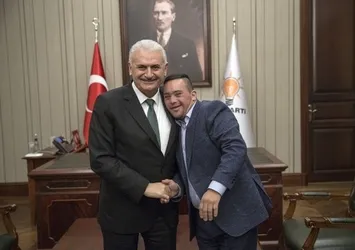 Filistinli Muhammed Başbakan'la görüştü