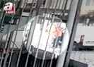 Kargo görevlisine yumruklu saldırı kamerada