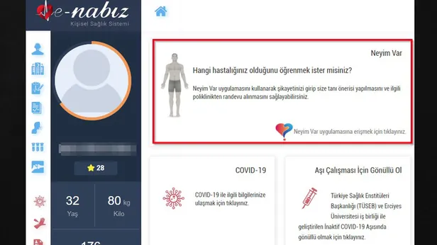 Sağlık Bakanlığı Neyim Var uygulaması nedir? e-Nabız Neyim Var uygulaması nasıl kullanılır? - 1