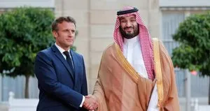 Macron ve Bin Selman görüştü!