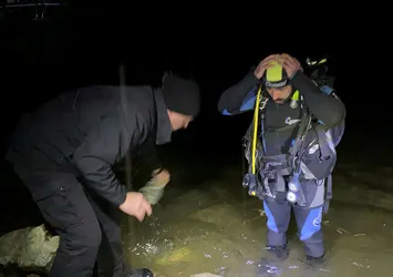 Samsun Bafra'da baraj gölüne düşen otomobildeki 4 kişiden 3'ü öldü