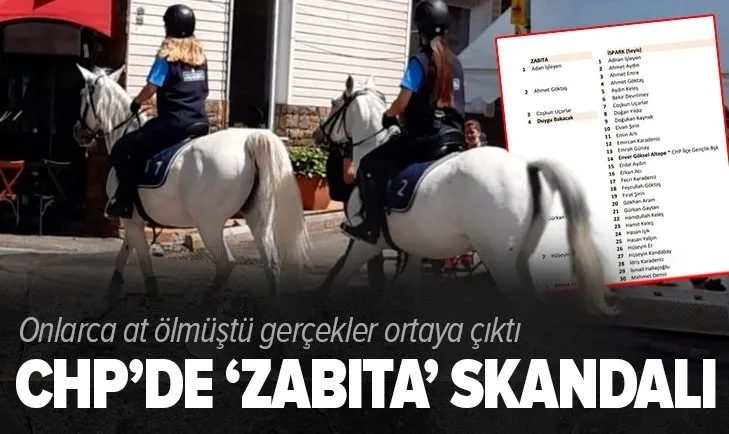 CHP'de skandallar bitmiyor! Adalar Belediyesi'nde zabıta rezaleti