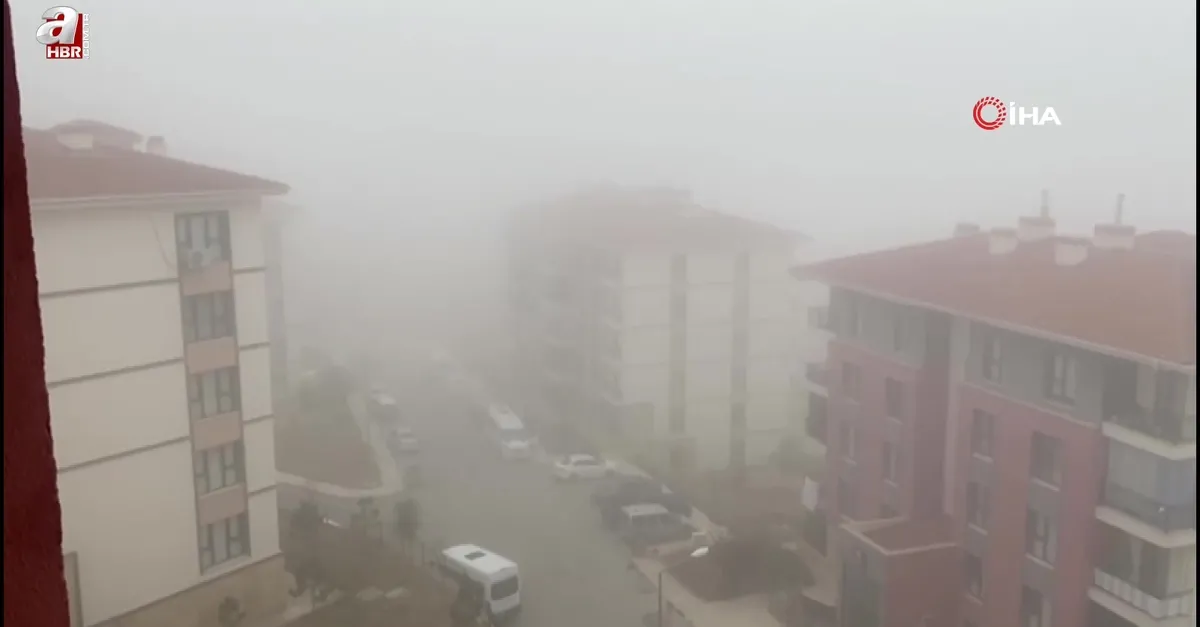 Elazığ’ın yüksek kesimlerde sis etkili oldu