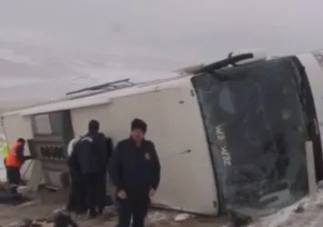 Konya’da otobüs kazası: Ölü ve yaralılar var