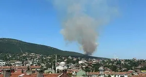 Aydos alevlere teslim oldu!