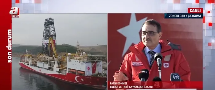 Bakan Fatih Dönmez’den Yavuz Sondaj Gemisi Uğurlama Töreni’nde önemli açıklamalar: Doğu Akdeniz’de de önemli gelişmeler olacak