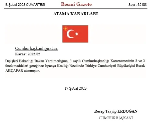 Son dakika: Dışişleri Bakanlığı Bakan Yardımcılığına 2 atama - 2
