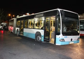 Konya'da otobüs şoförüne bıçaklı saldırı