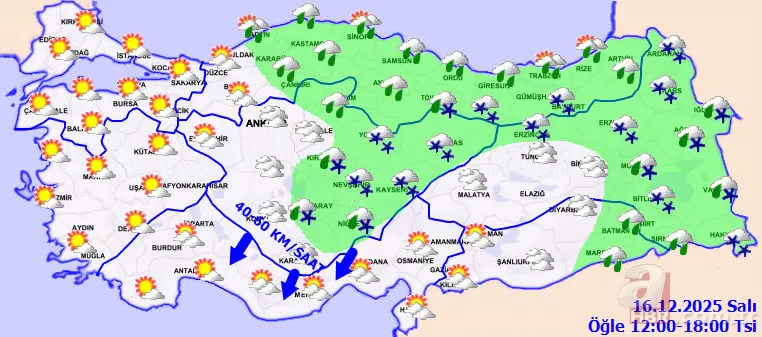 Kuzeyden çifte soğuk dalgası: Güneşi gören aldanmasın! İstanbul'a kar uyarısı 23