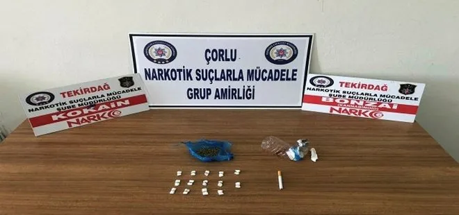 Emniyetten uyuşturucuya geçit yok! Çorlu’da operasyon: 2 kişi gözaltında