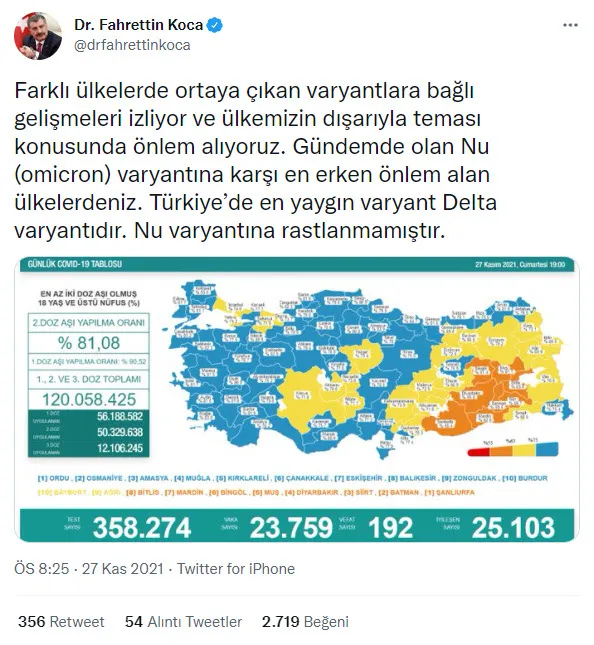 Son dakika: Omicron İngiltere’de de tespit edildi Kovid-19’un Güney Afrika’daki yeni varyantı hızla yayılıyor