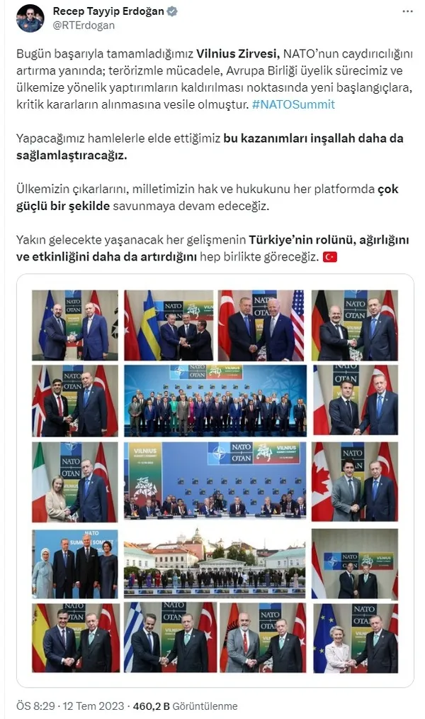 Başkan Erdoğan’dan NATO zirvesinde tarihi diplomasi: Yeni bir başlangıç...
