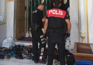 Camide şüpheli şahıs alarmı