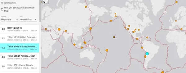 Arjantin’de 6.2 büyüklüğünde deprem meydana geldi