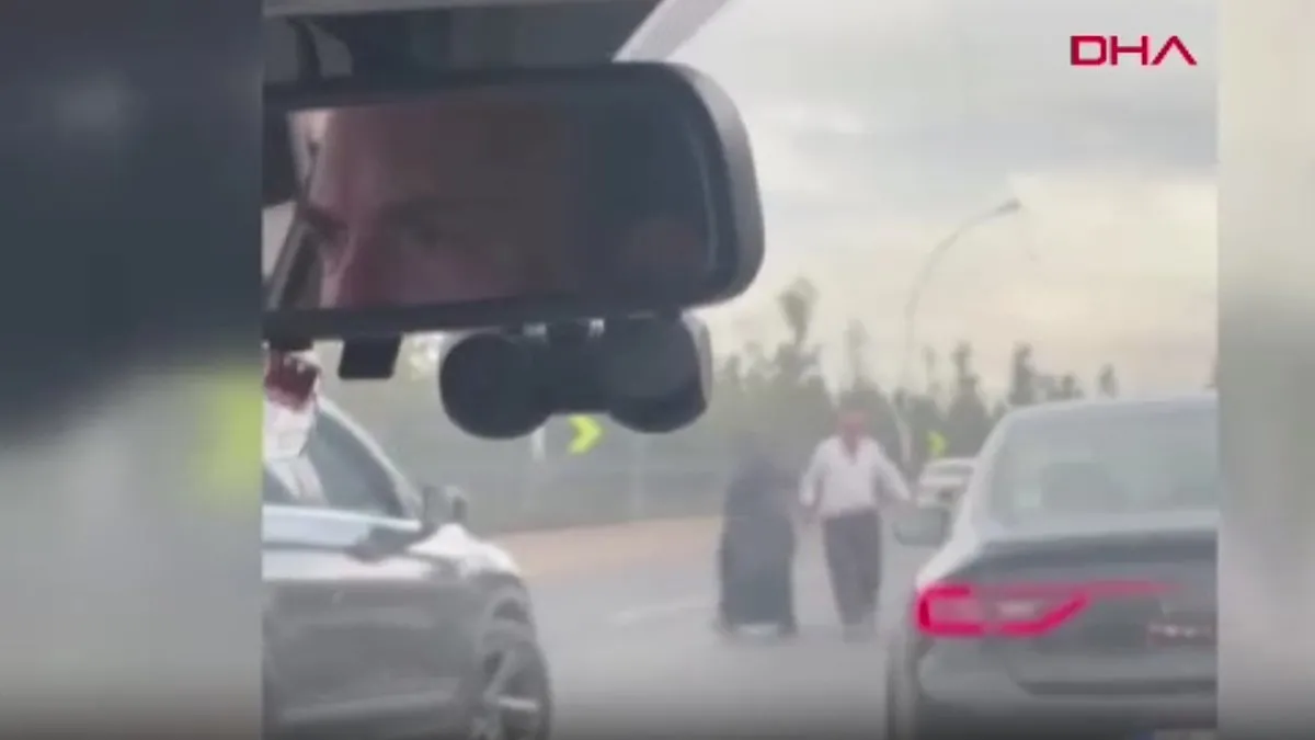 Ankara'da eli sopalı sürücü dehşeti: Tehditler savuran şahıs yakalandı