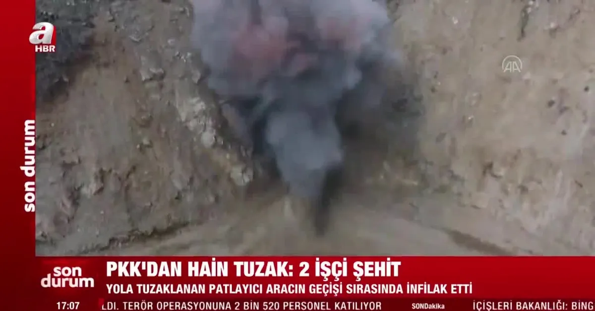 PKK'dan hazin tuzak: 2 işçi şehit