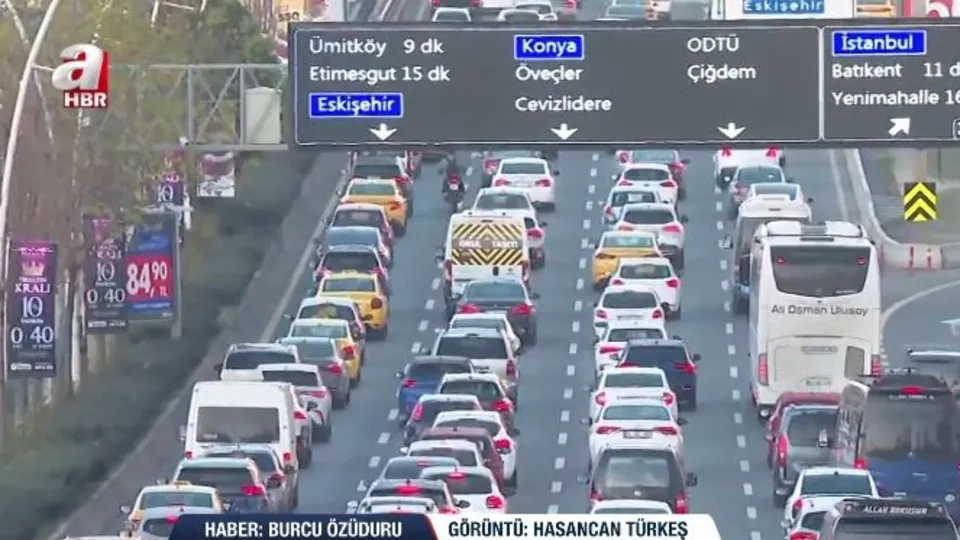 Ankara’da trafik yoğunluğu artıyor