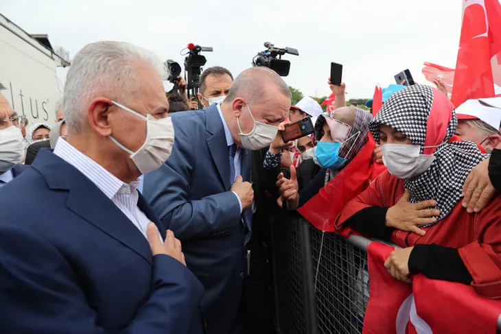 Türkiye'ye çağ atlatacak dev proje Kanal İstanbul! Vatandaş akın etti! Başkan Erdoğan'a sevgi seli