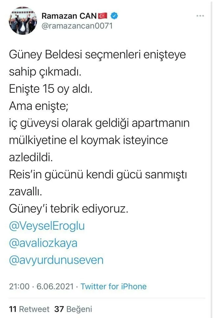 AK Parti'den Ahmet Davutoğlu’na gönderme! "Seçim sonucu kapak olmuş" - 6