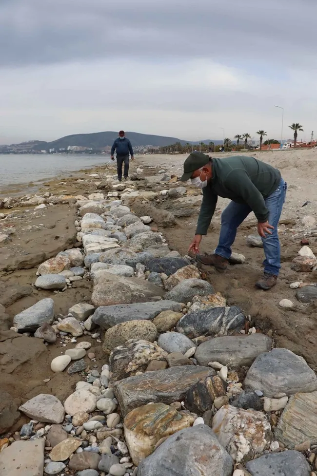 Aydın'da sular çekildi, tarih ortaya çıktı - 3