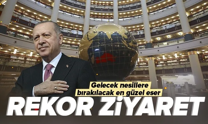 Cumhurbaşkanlığı Millet Kütüphanesi’ne iki yılda rekor ziyaret! 1 milyonu aştı